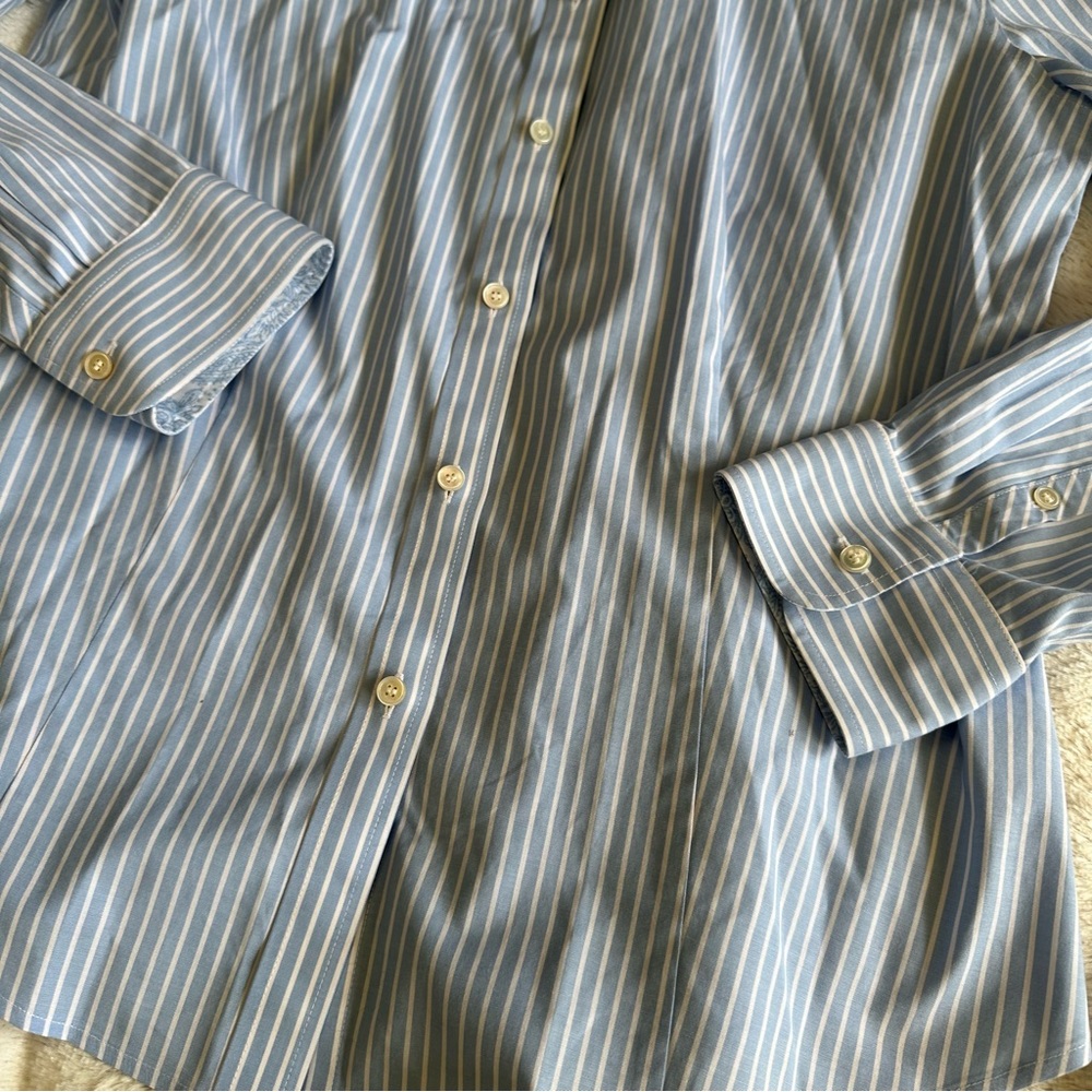 Talbots Button Down Collared Shirt, 8 - image 3